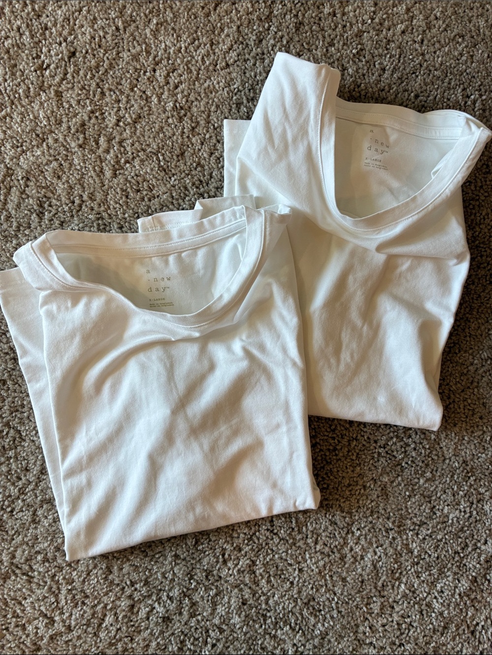 a new day White Short Sleeve Crew Tee Pack